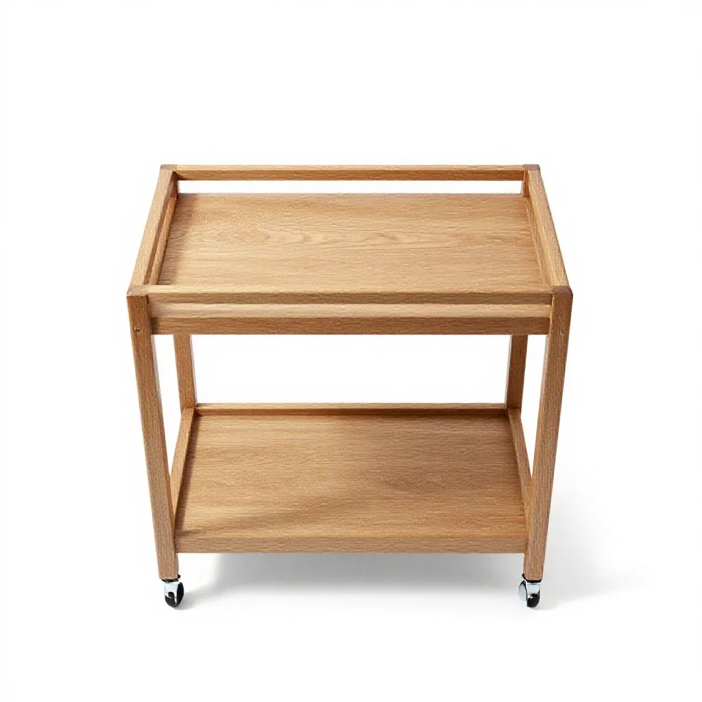 Bar cart isolated on a white background