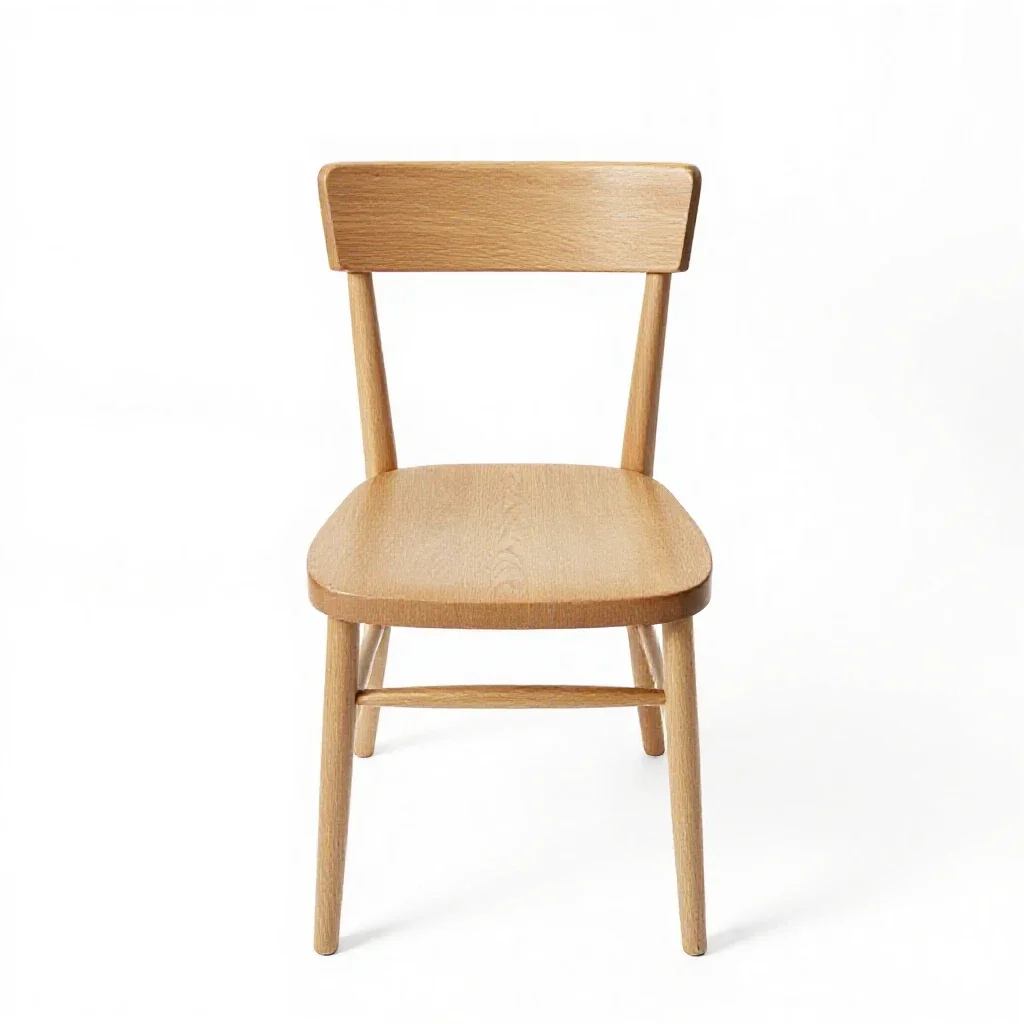 Bentwood bistro chair isolated on a white background