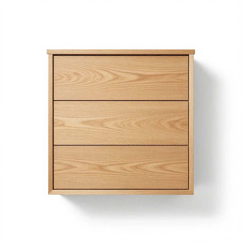 Chest of drawers isolated on a white background