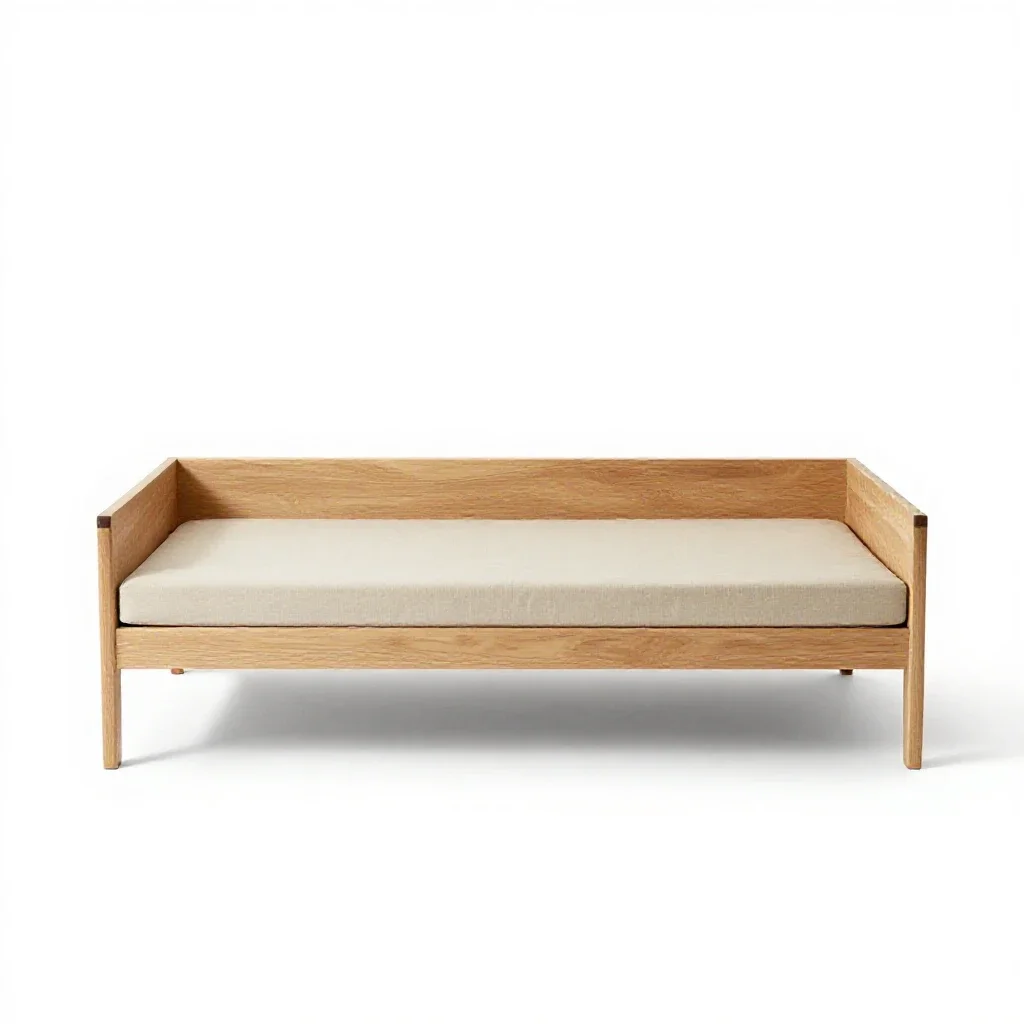 Daybed isolated on a white background