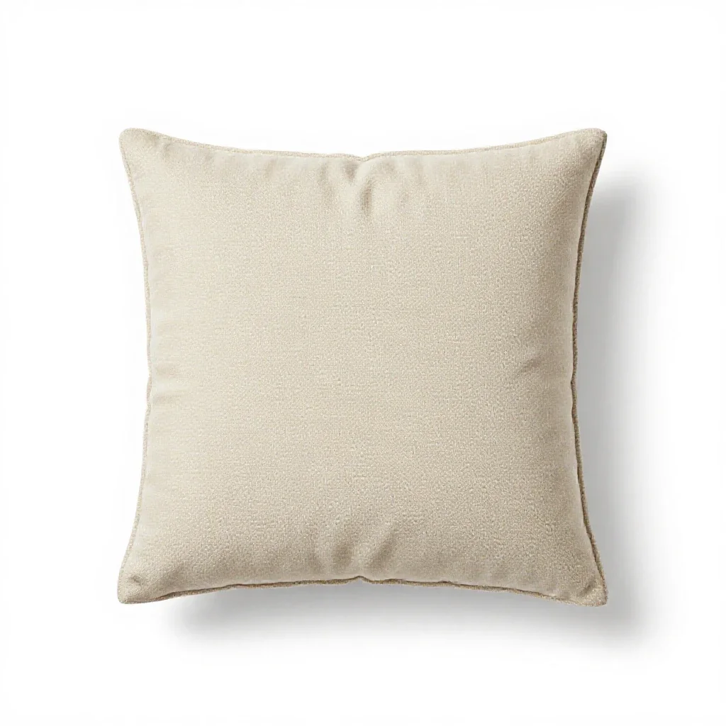 Floor cushion isolated on a white background