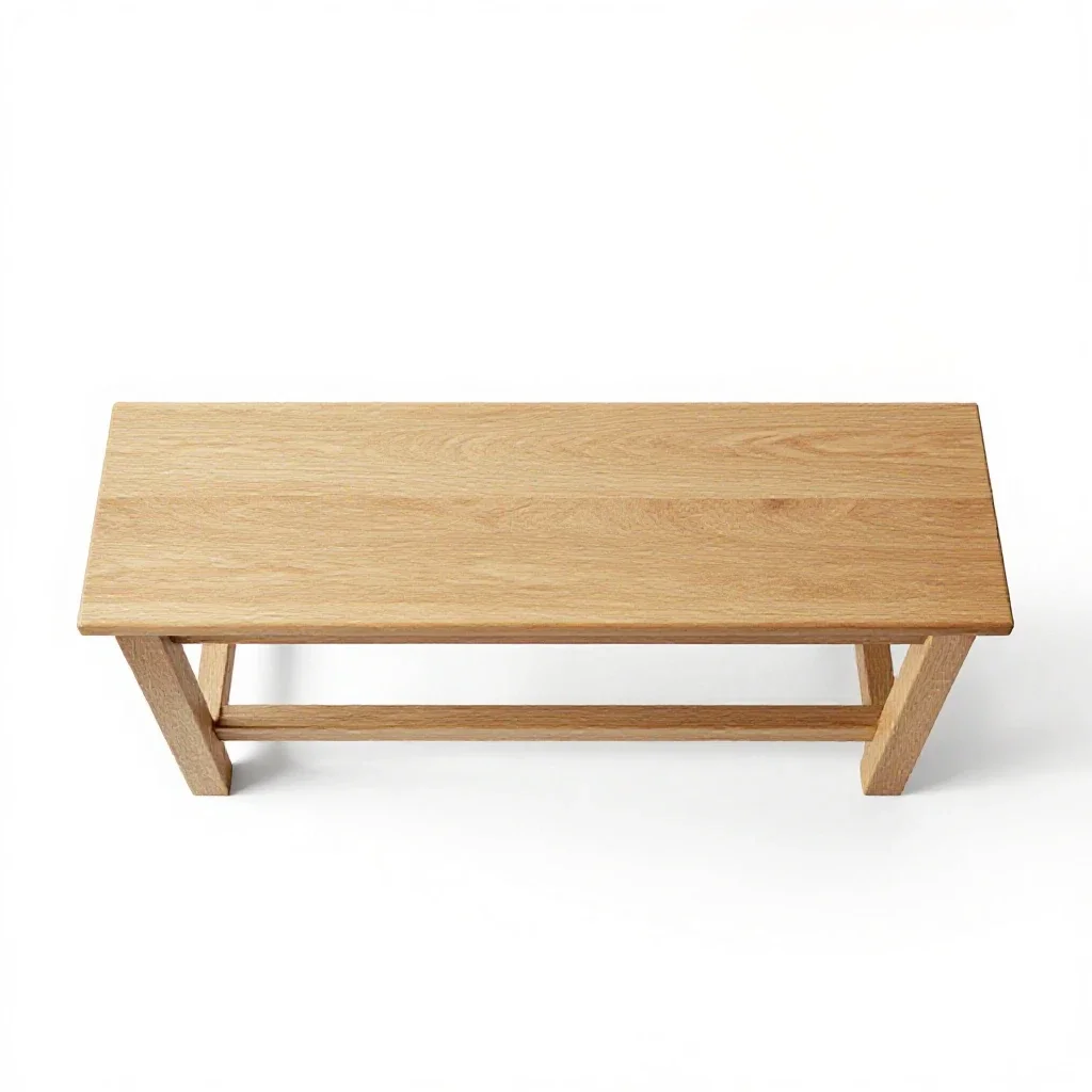 Shoe rack bench isolated on a white background