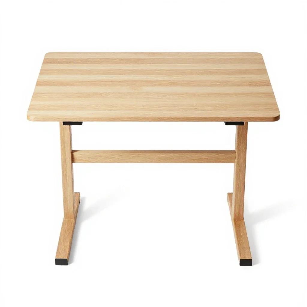 Standing desk frame isolated on a white background