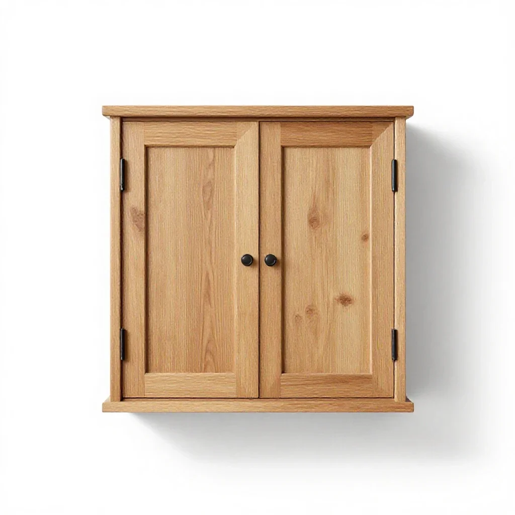 Apothecary cabinet isolated on a white background