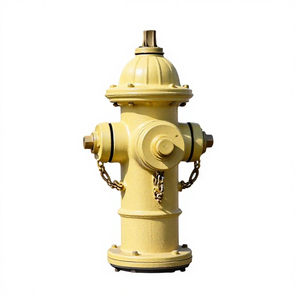 Fire hydrant isolated on a white background