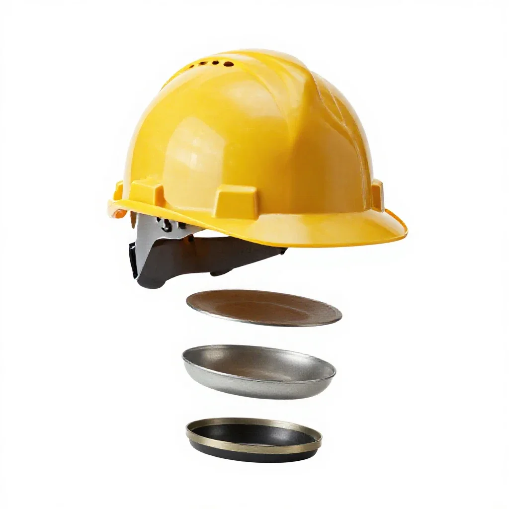 Hard hat isolated on a white background