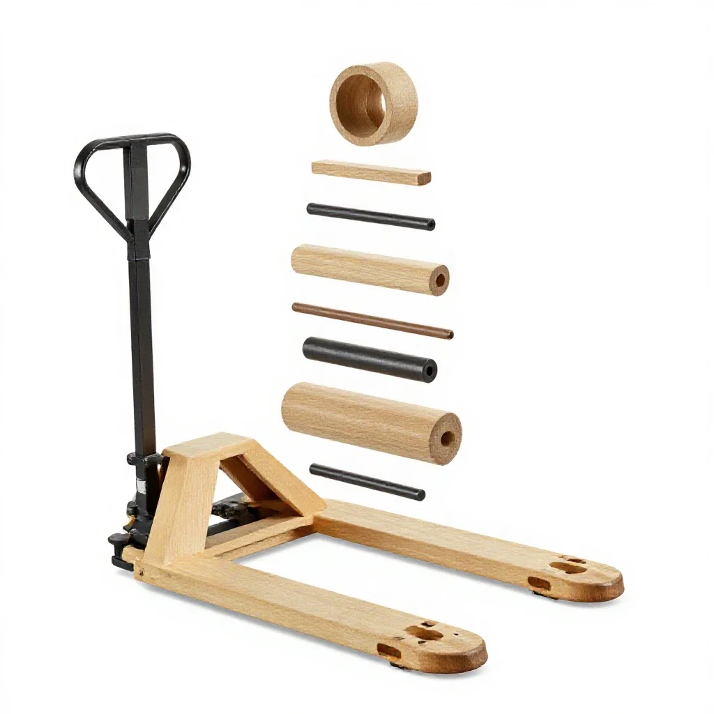 Pallet jack isolated on a white background