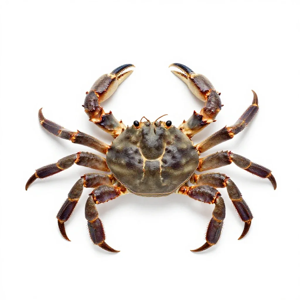 Horseshoe crab isolated on a white background