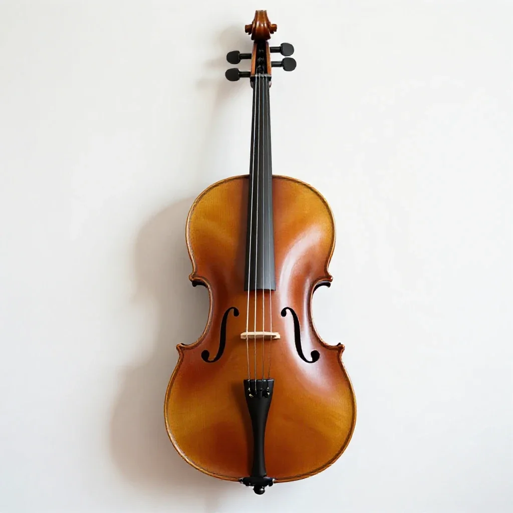 Cello isolated on a white background