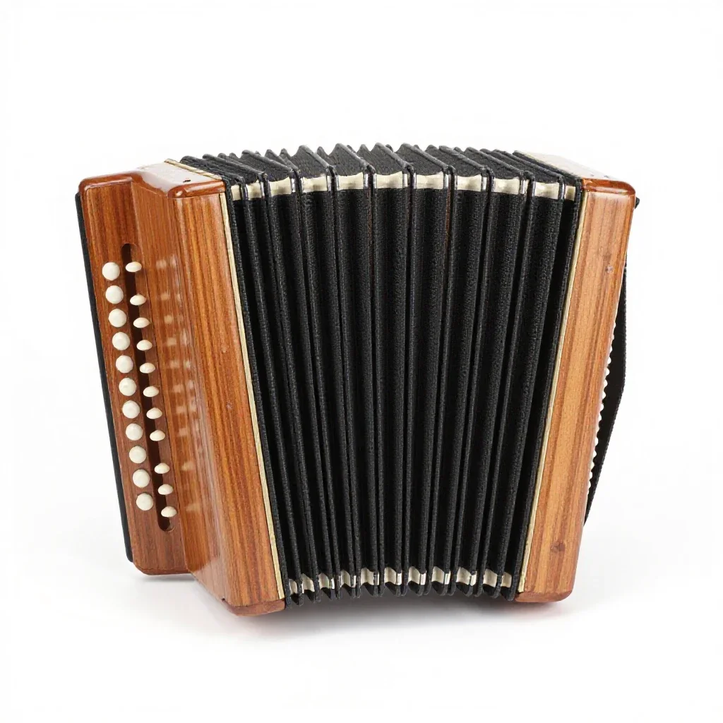 Concertina isolated on a white background