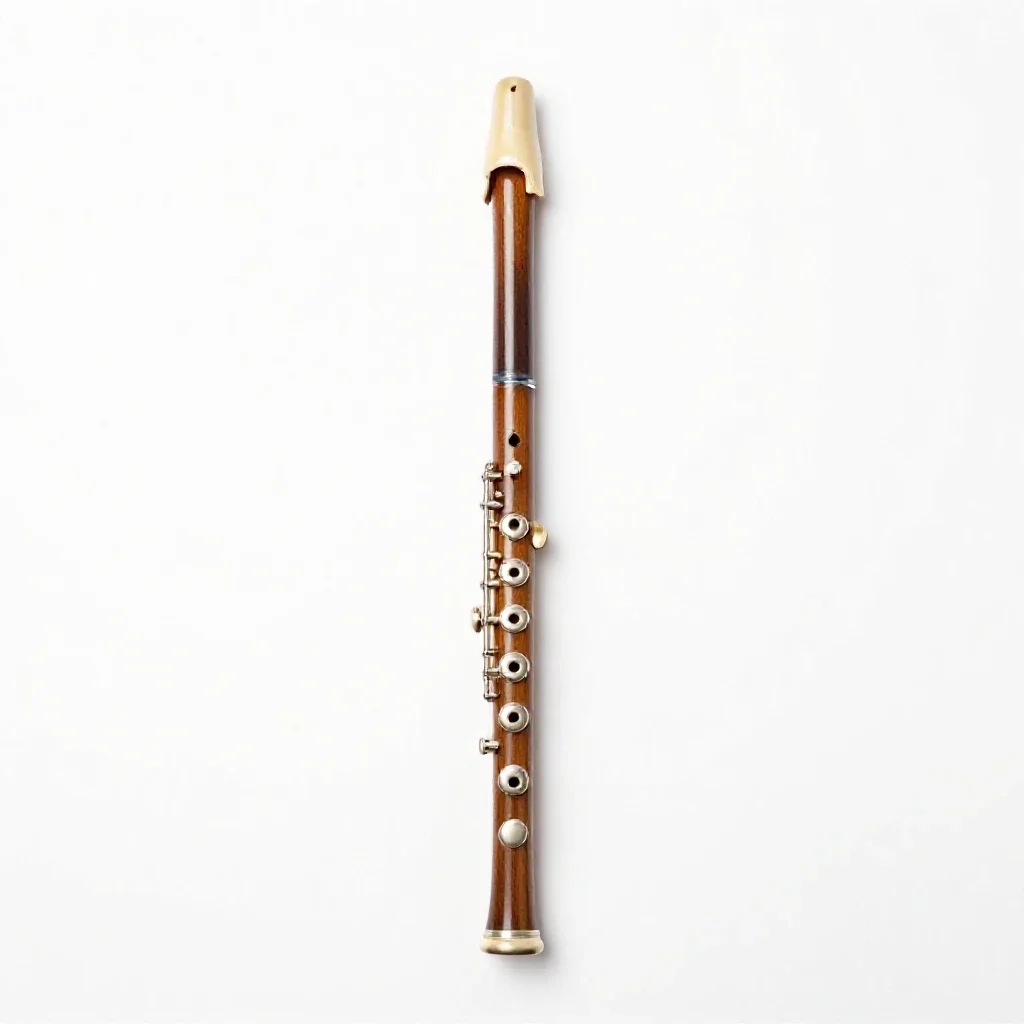 Flute isolated on a white background