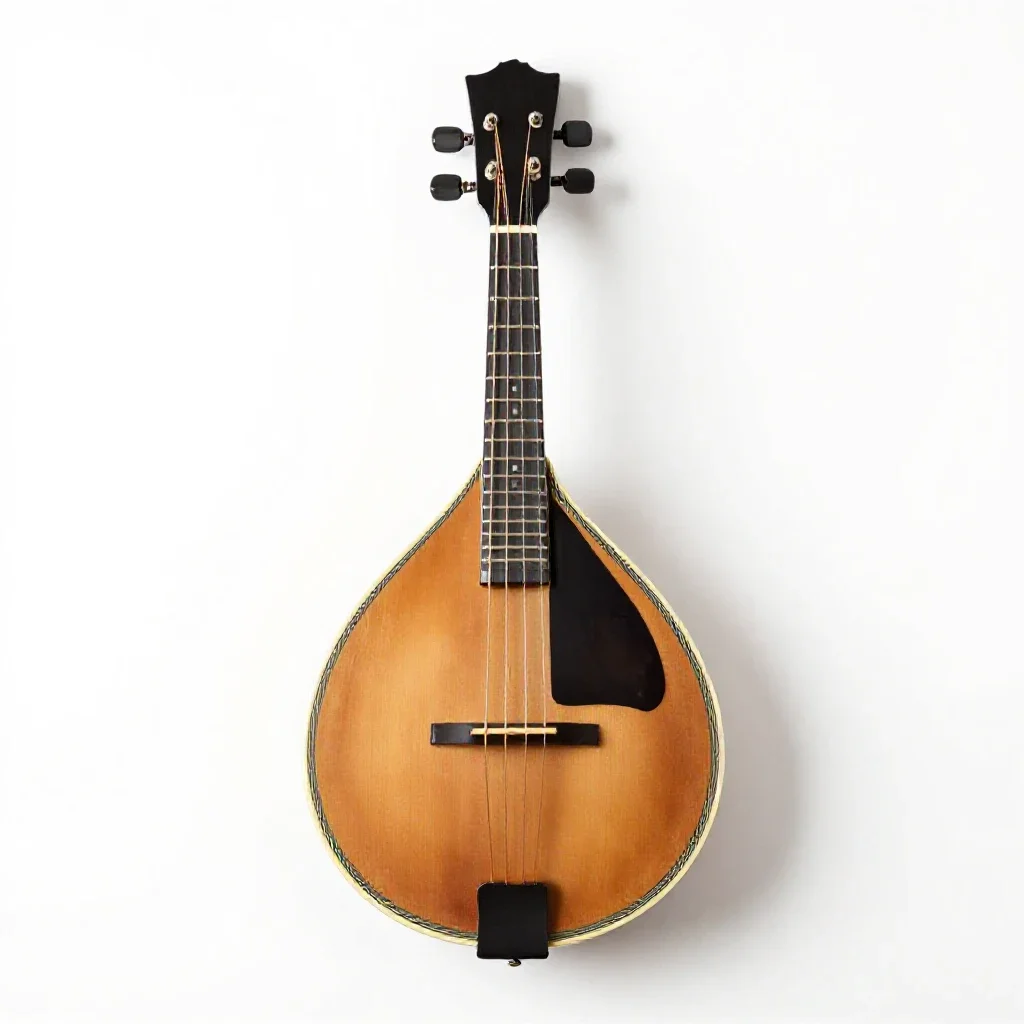Mandolin isolated on a white background