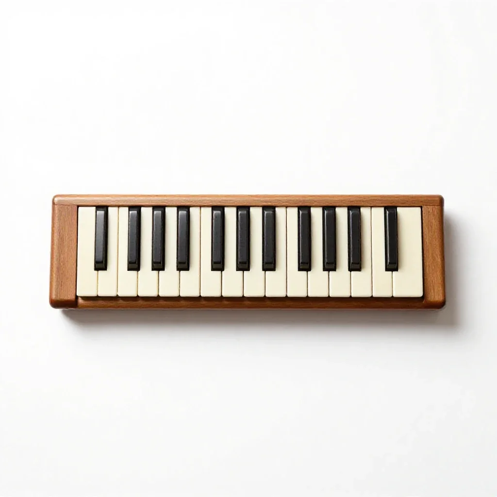 Melodica isolated on a white background