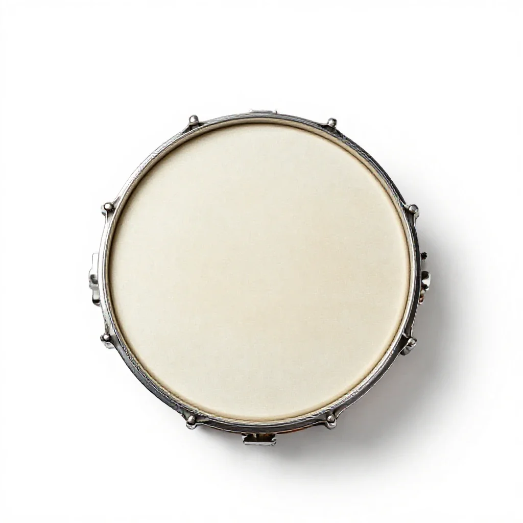 Snare drum isolated on a white background