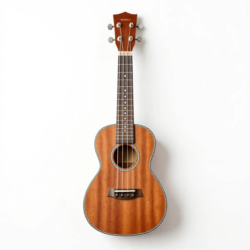 Ukulele isolated on a white background