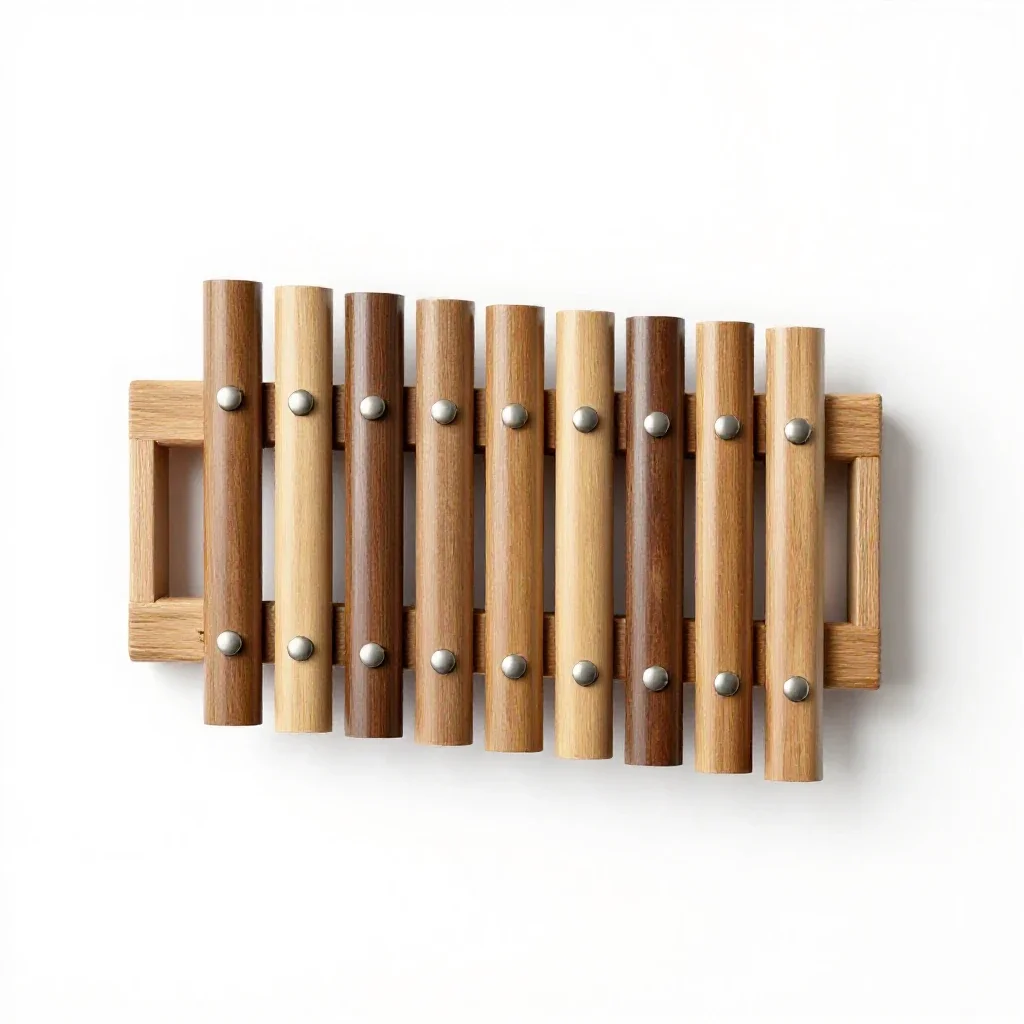 Xylophone isolated on a white background