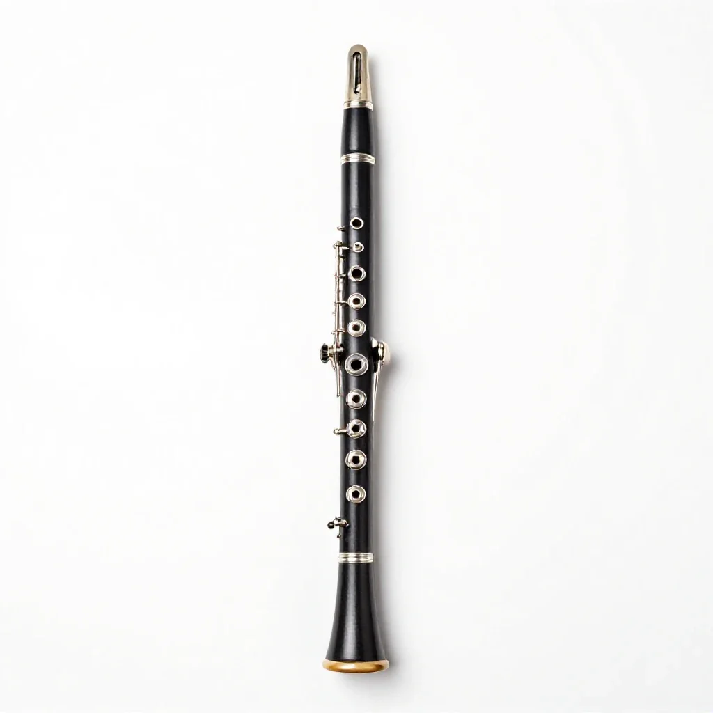 Oboe isolated on a white background