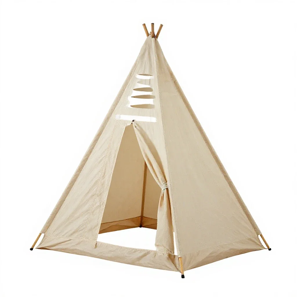 Reading tent isolated on a white background