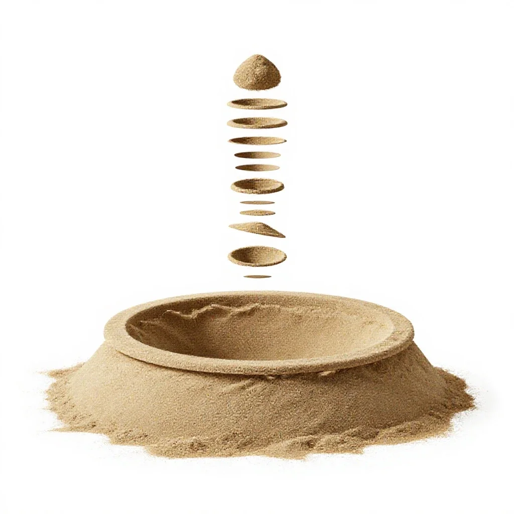 Sandpit with a lid isolated on a white background