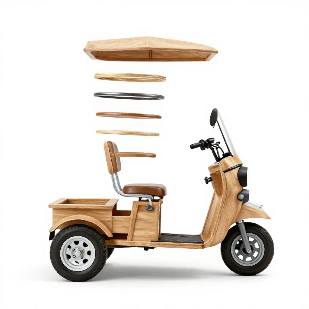 Trike isolated on a white background
