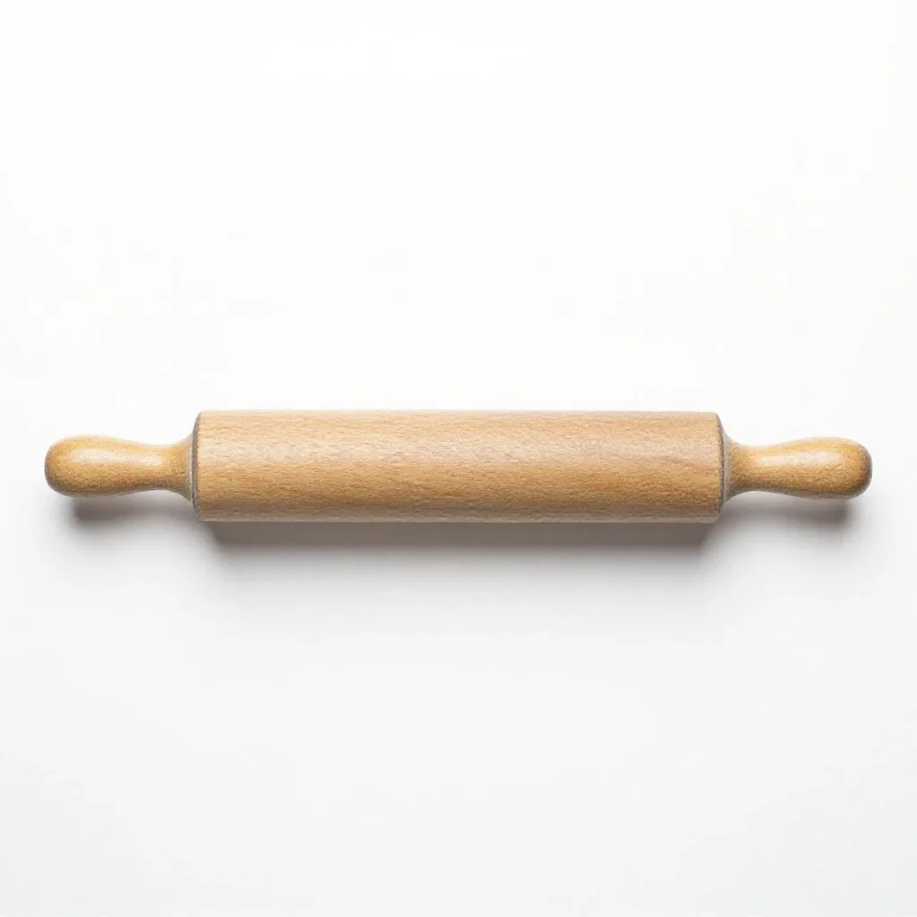 Rolling pin isolated on a white background