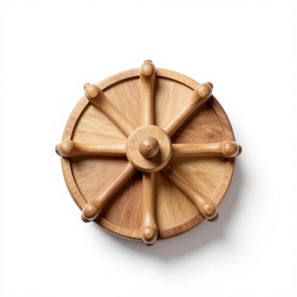 Spice rack carousel isolated on a white background