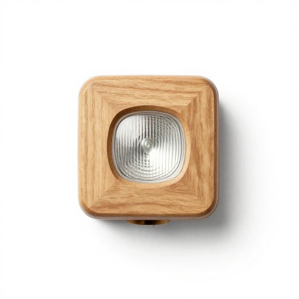Bulkhead marine light isolated on a white background
