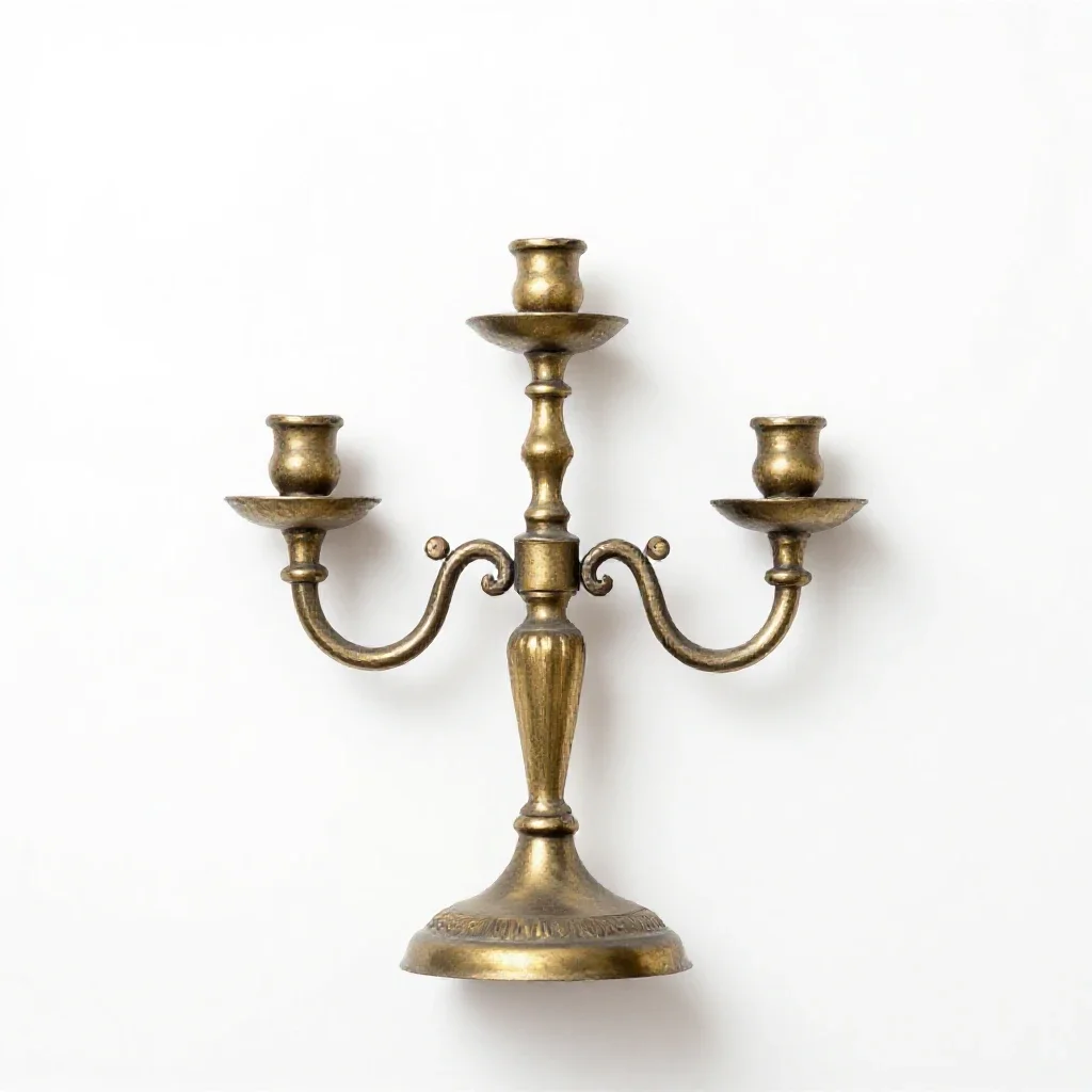 Candelabra isolated on a white background