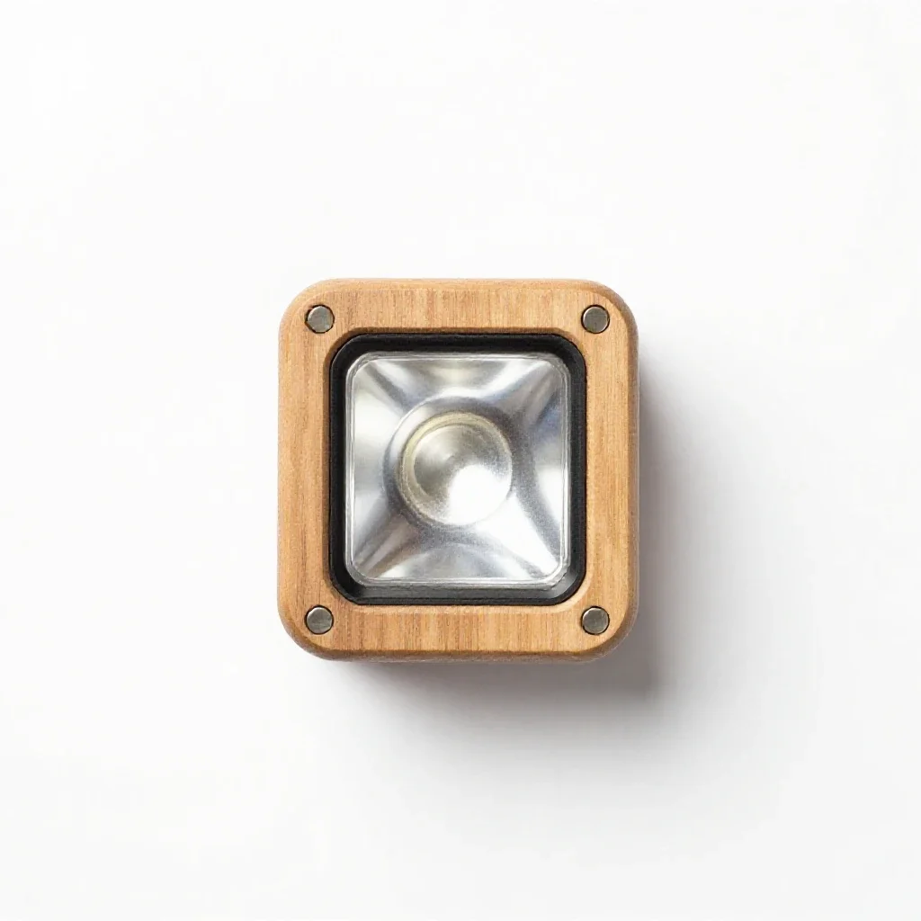 Rechargeable work light isolated on a white background