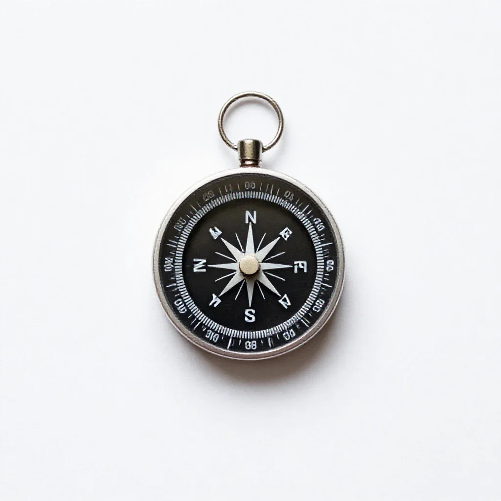 Compass isolated on a white background