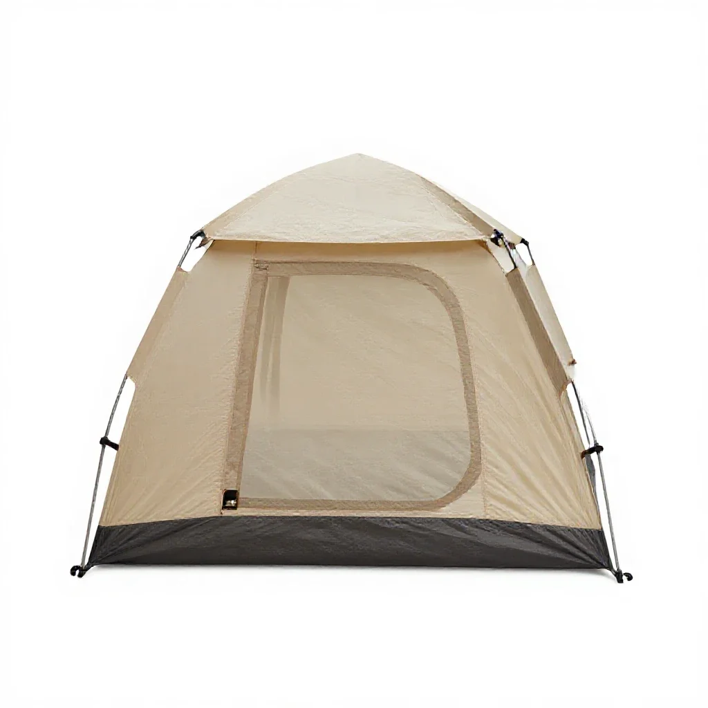 Dome tent isolated on a white background