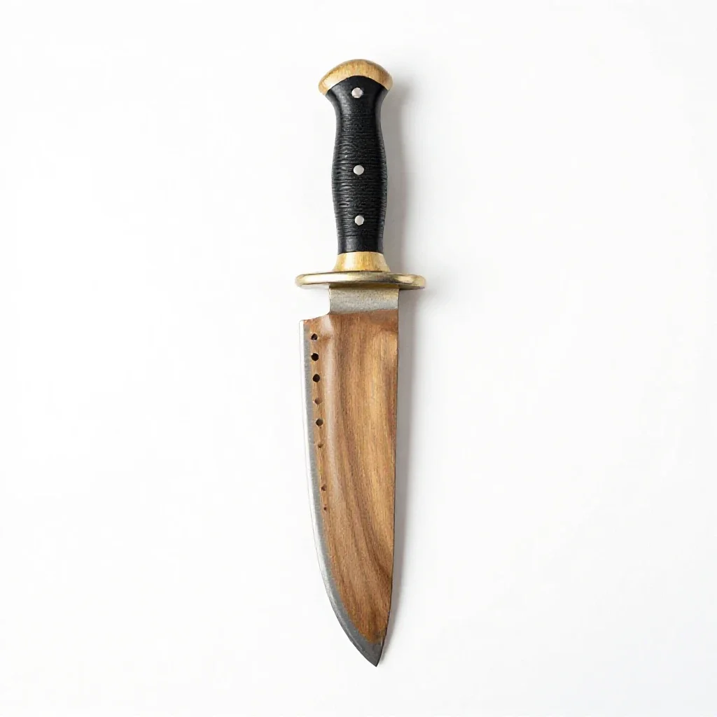 Machete in a sheath isolated on a white background