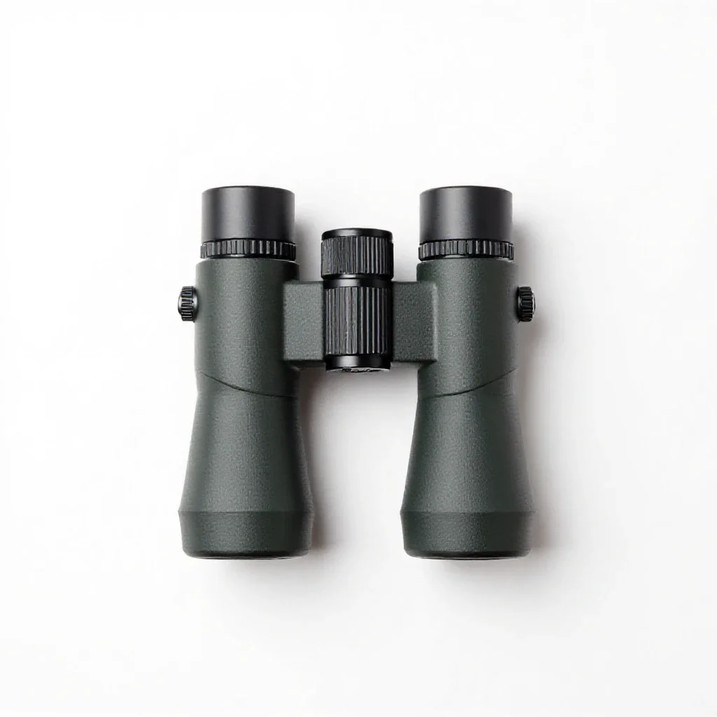 Spotting scope isolated on a white background