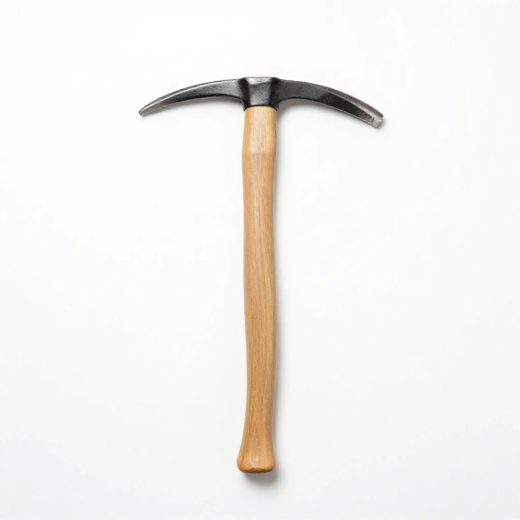 Ice axe isolated on a white background