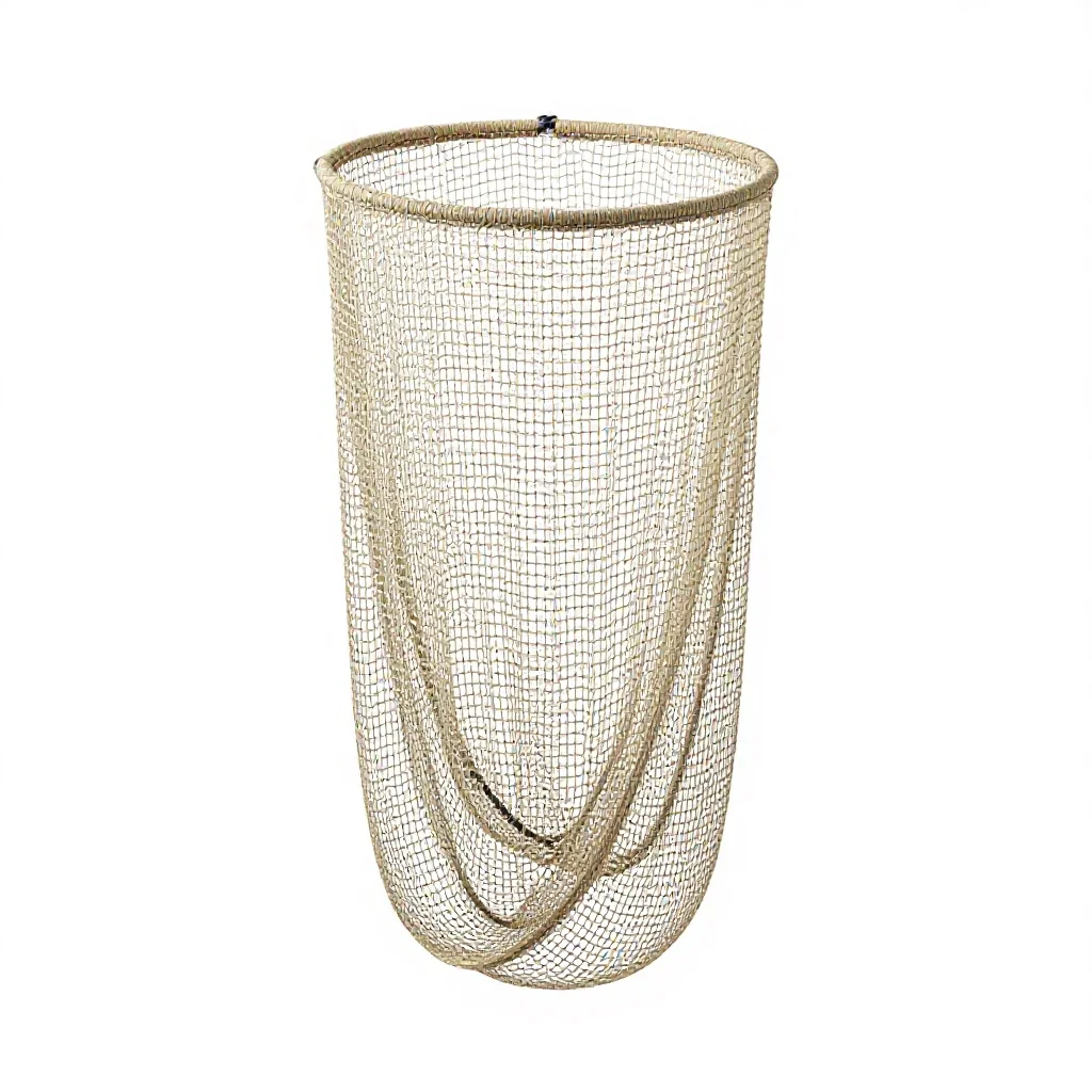 Fish net isolated on a white background