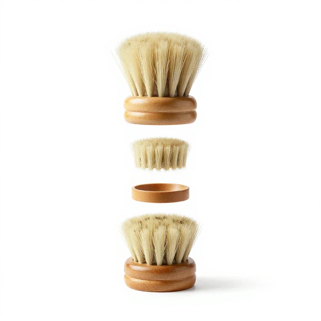 Grooming brush isolated on a white background