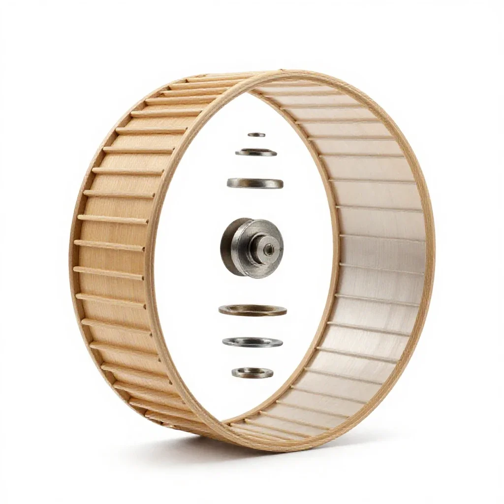 Hamster wheel isolated on a white background