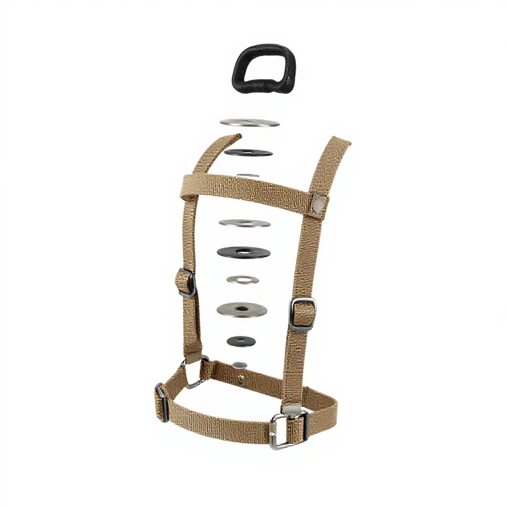 Harness with a handle isolated on a white background