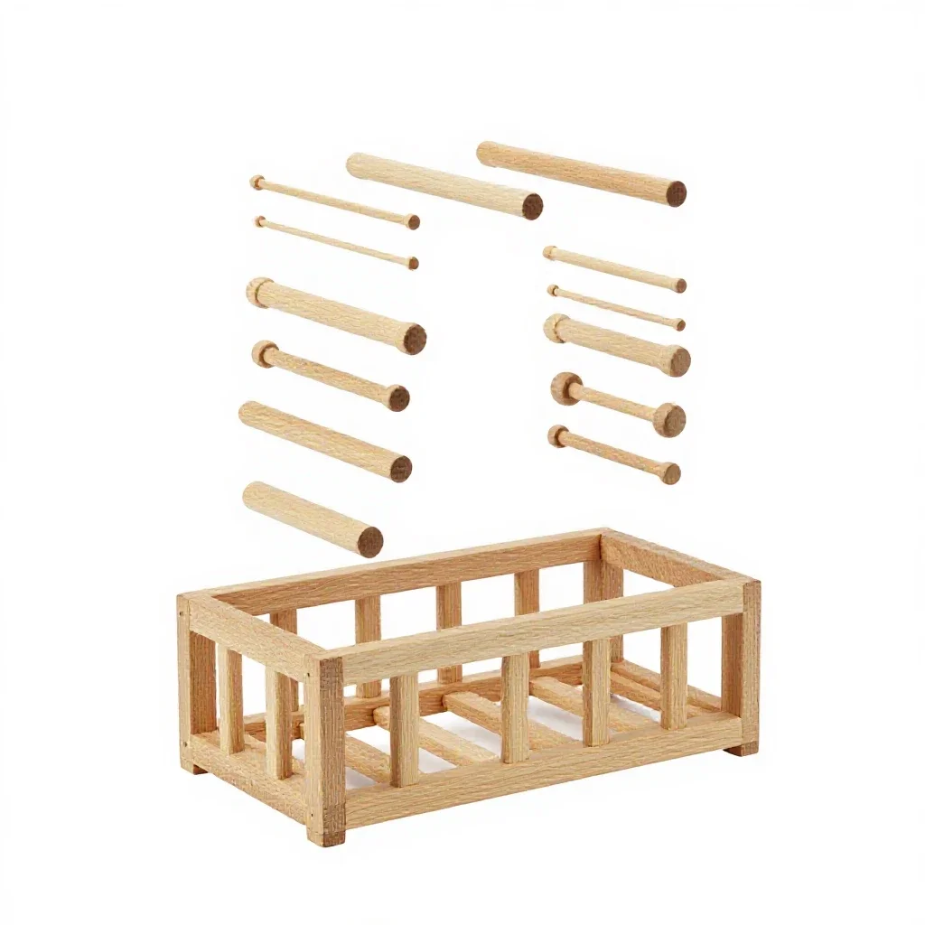 Hay rack for rabbits isolated on a white background