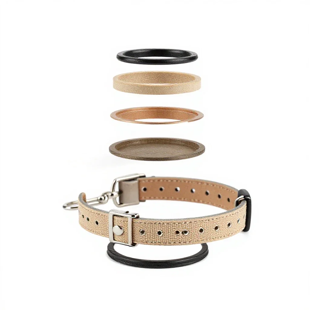 Martingale collar isolated on a white background
