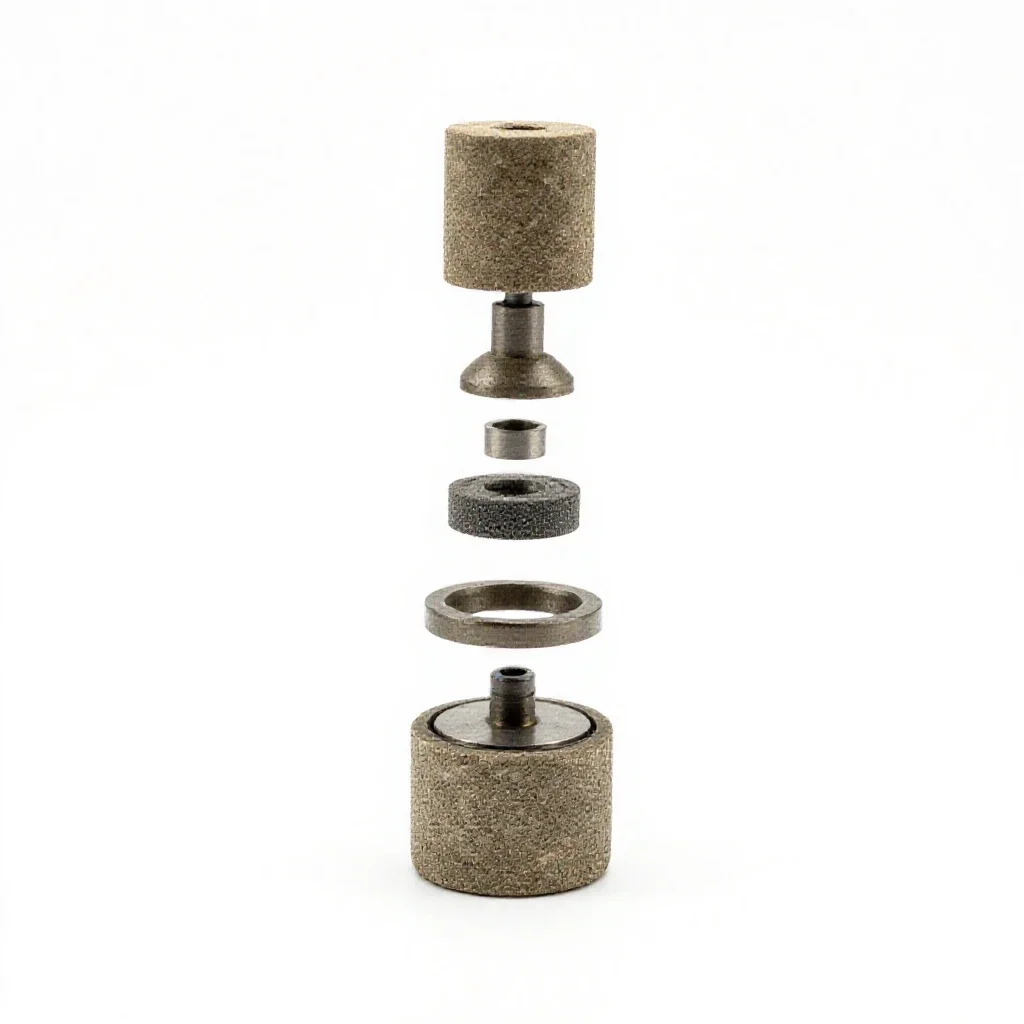 Nail grinder isolated on a white background