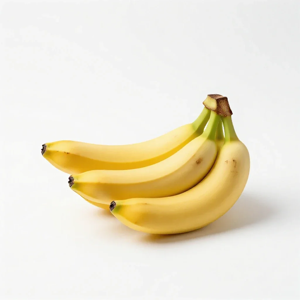 Bunch of bananas isolated on a white background