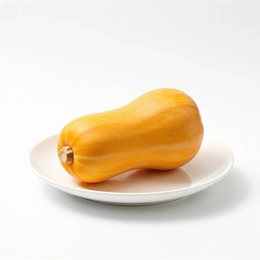 Butternut squash isolated on a white background