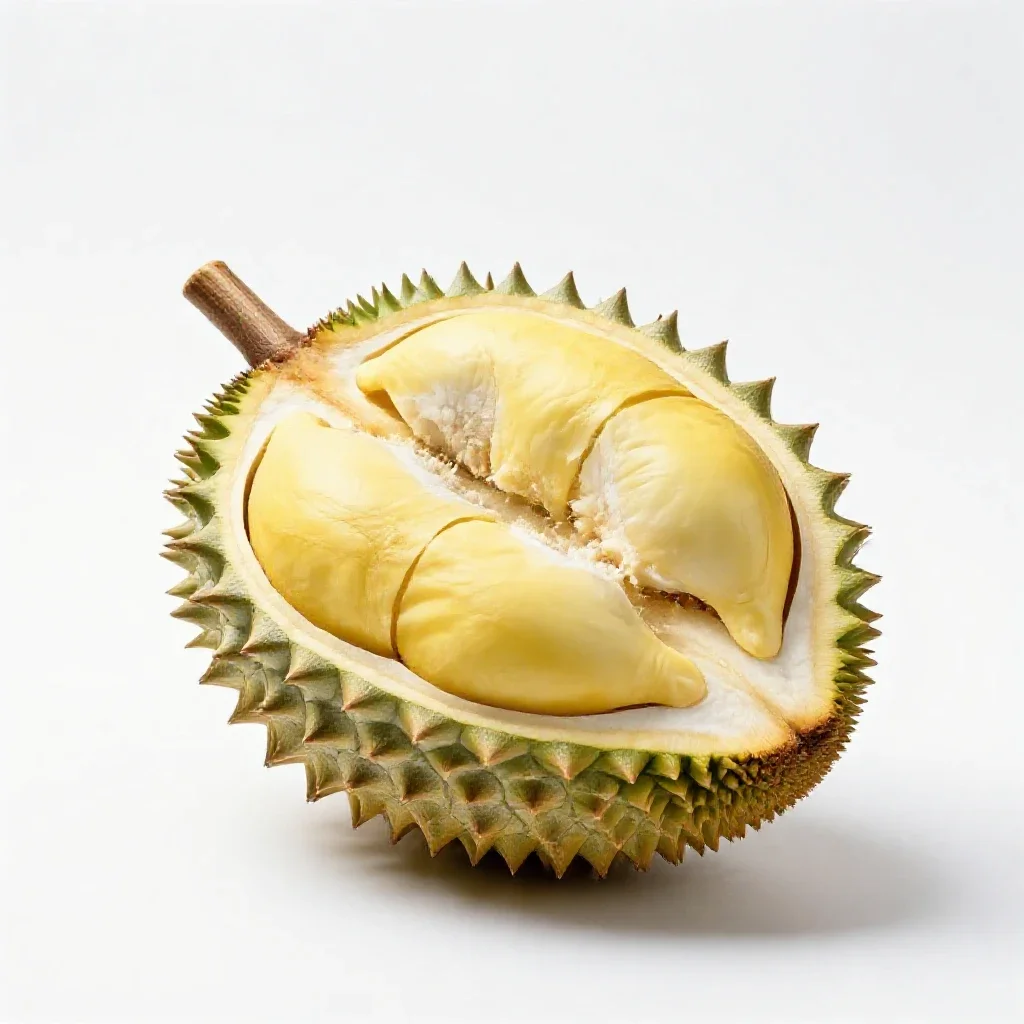 Durian isolated on a white background