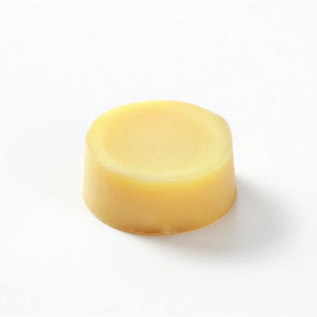 Knob of ginger isolated on a white background