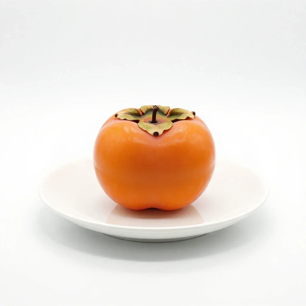 Persimmon isolated on a white background