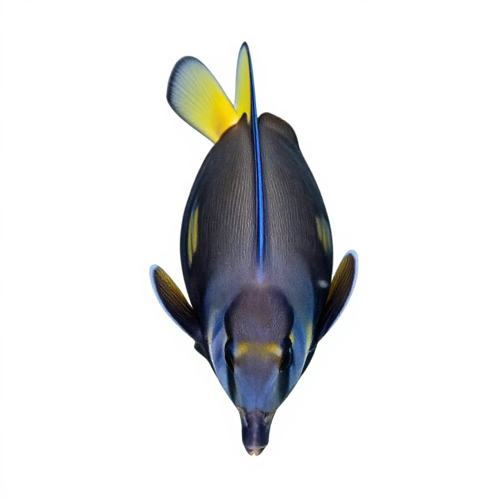 Regal tang isolated on a white background