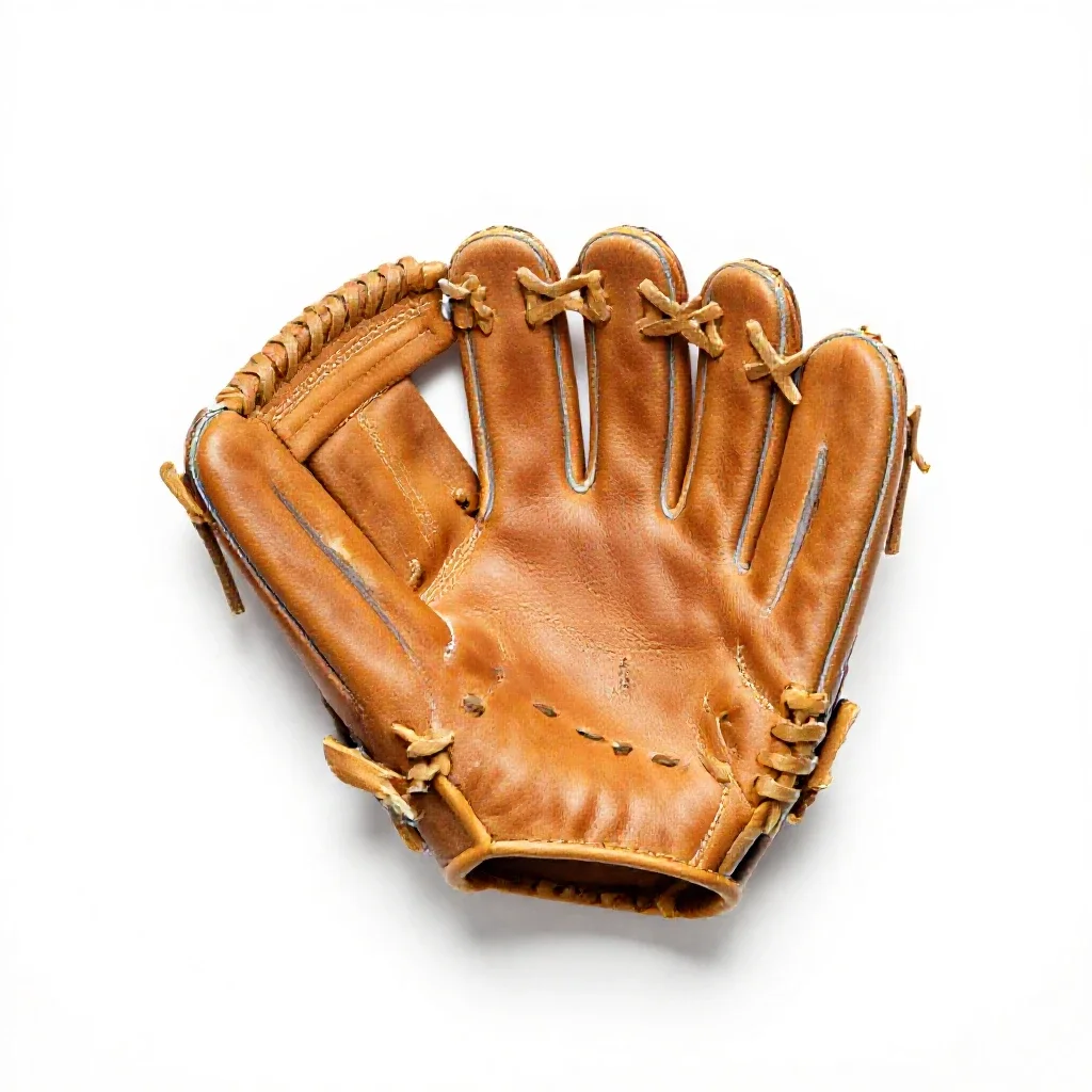 Baseball glove isolated on a white background