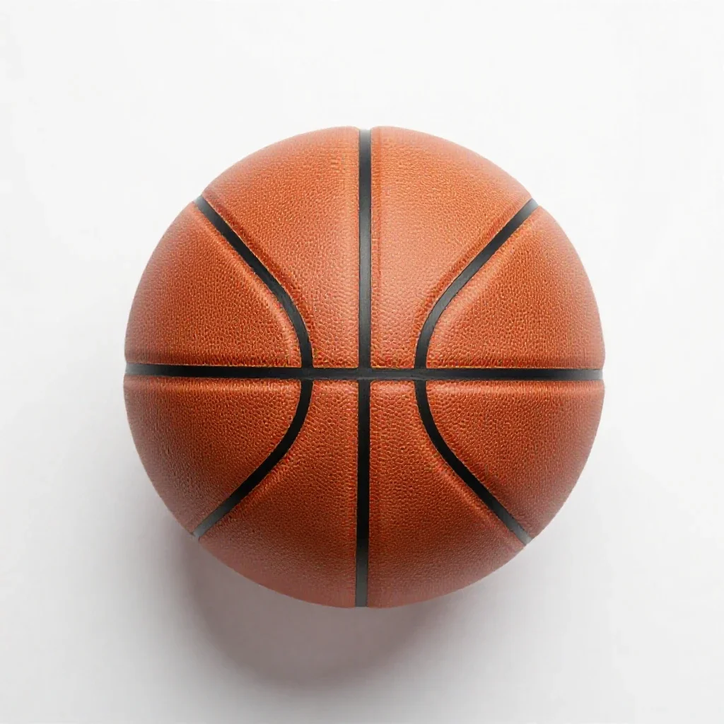 Basketball isolated on a white background
