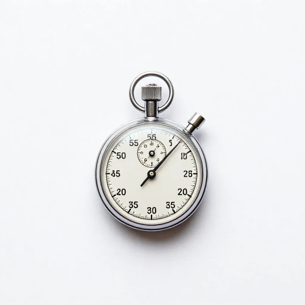 Stopwatch isolated on a white background